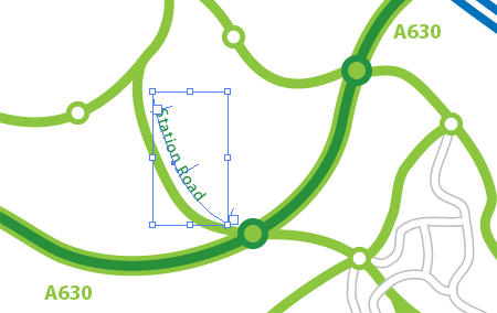 Creating Road Maps in Adobe Illustrator image 17