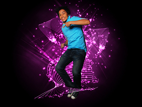 Magnific Light Effects in Photoshop Tutorial: Final Result
