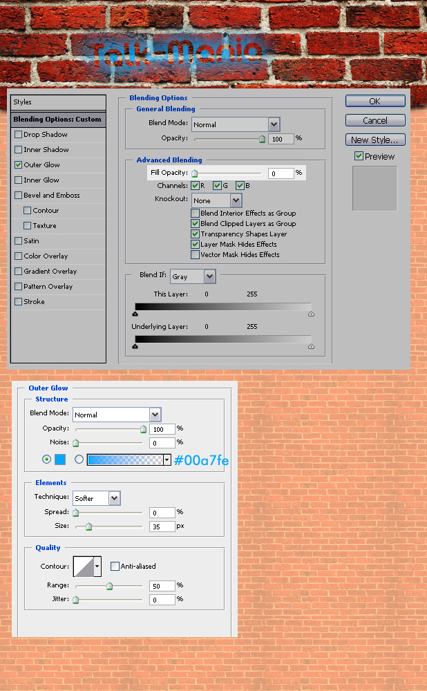 Nice Grunge Layout with Glowing Text image 5