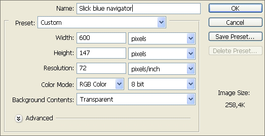 Slick Blue Navigation image 1