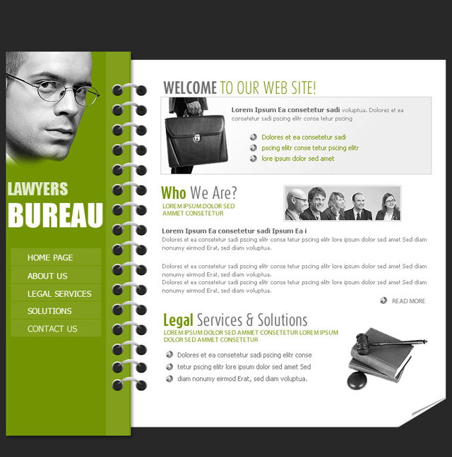 Lawyer Layout Tutorial: Final Result