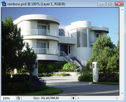 Adding a Rainbow to a Photo image 1
