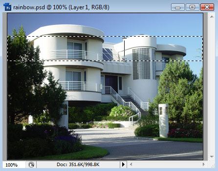 Adding a Rainbow to a Photo image 5