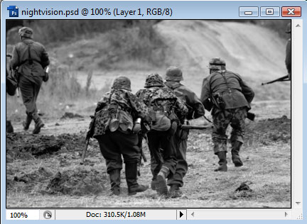 Creating an Infra-Red Night-Vision Effect image 1