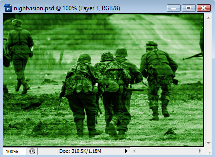 Creating an Infra-Red Night-Vision Effect image 8