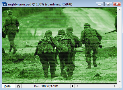 Creating an Infra-Red Night-Vision Effect image 9
