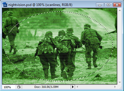 Creating an Infra-Red Night-Vision Effect image 10