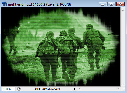Creating an Infra-Red Night-Vision Effect image 13