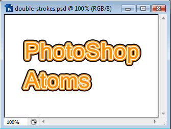 Double or Triple Stroke on Text image 3
