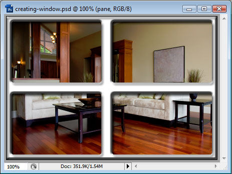 Creating Window Reflection image 4