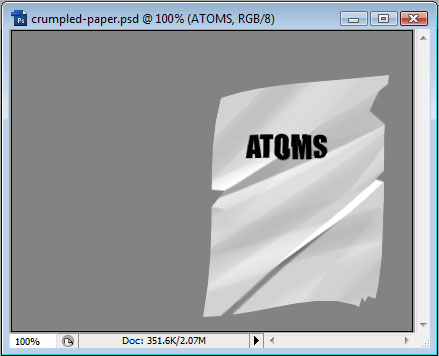 Creating Crumpled Up Paper Effect image 11