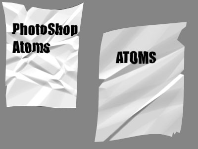 Creating Crumpled Up Paper Effect Tutorial: Final Result