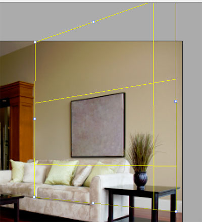 Using Vanishing Point to Replace a Wall Picture image 4
