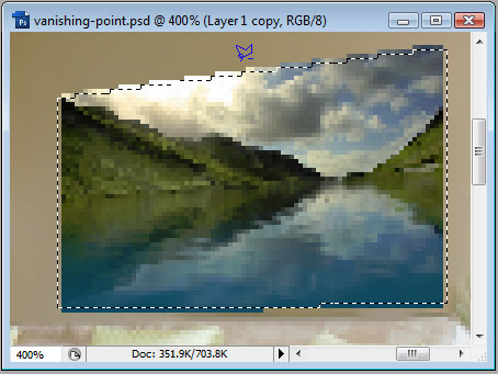 Using Vanishing Point to Replace a Wall Picture image 10