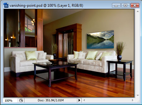 Using Vanishing Point to Replace a Wall Picture image 12