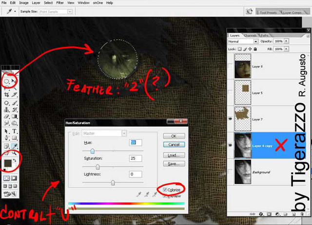Rag Skin using Adobe Photoshop image 5