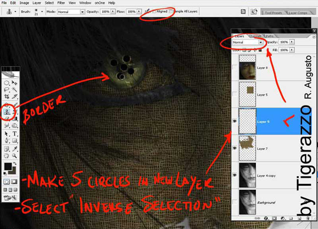 Rag Skin using Adobe Photoshop image 6