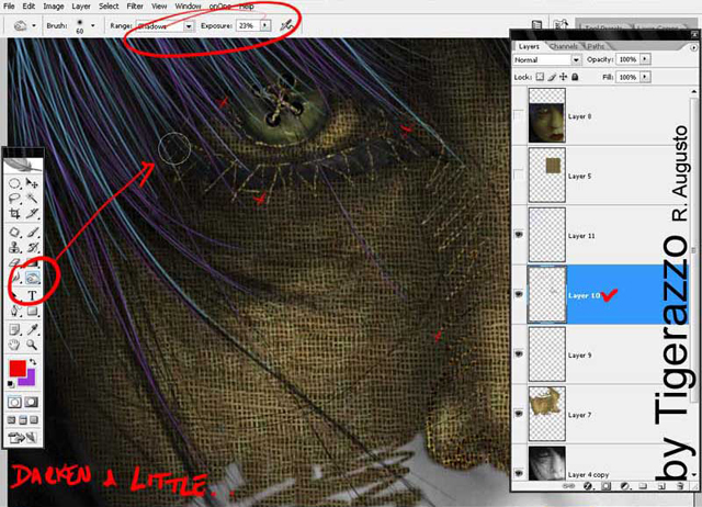 Rag Skin using Adobe Photoshop image 9