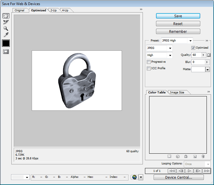 Maintaining Transparency in Images when Exporting image 5