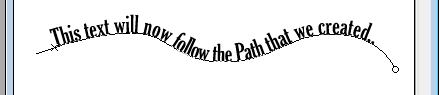 Making Text Follow a Path image 5