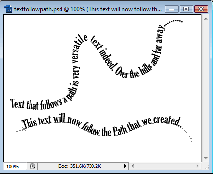 Making Text Follow a Path image 7