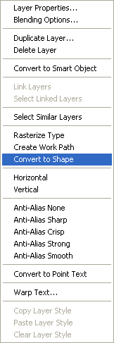 text convert to shape