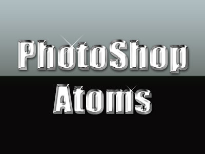 Simple Chrome Text Effect Tutorial: Final Result