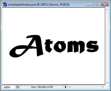 Simple Plastic Text Effect image 1