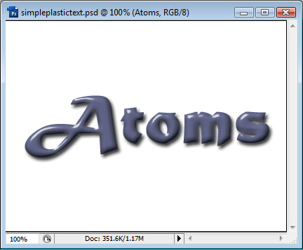 Simple Plastic Text Effect image 5