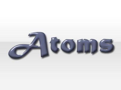 Simple Plastic Text Effect Tutorial: Final Result