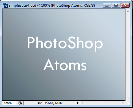 Creating a Simple 3D Text Effect image 2