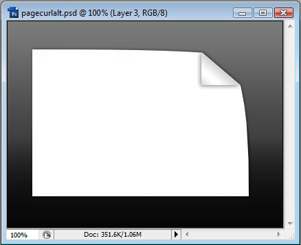 Creating an Alternative Page Curl image 11