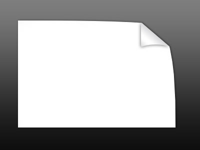 Creating an Alternative Page Curl Tutorial: Final Result