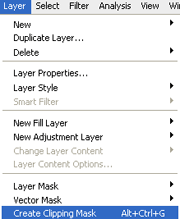 create clipping mask
