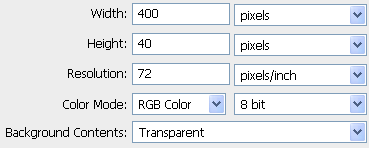 document settings