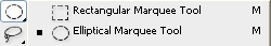 elliptical marquee tool