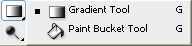 gradient tool in photoshop