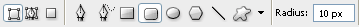 rounded rectangle bar photoshop