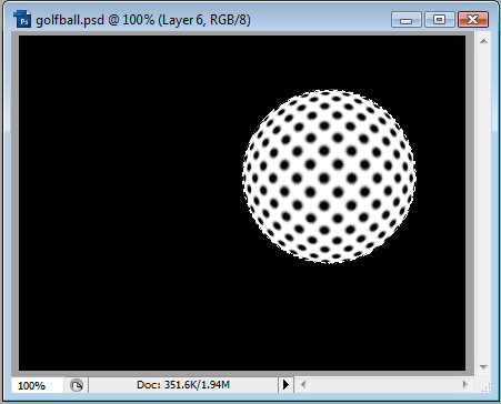 Creating a Golf Ball image 5