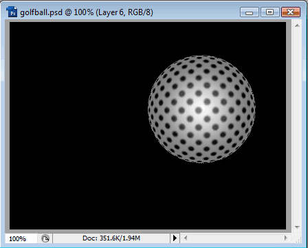Creating a Golf Ball image 6