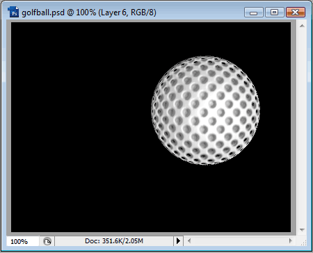 Creating a Golf Ball image 9