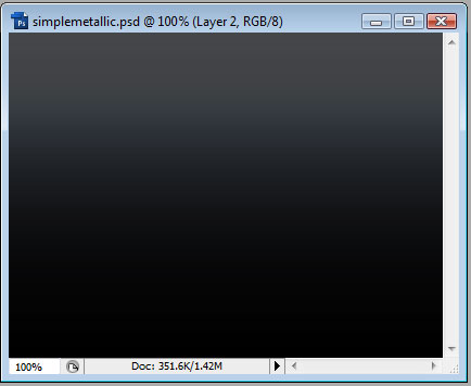Simple Metallic Web 2.0 Effect image 1