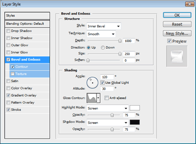 Simple Metallic Web 2.0 Effect image 5
