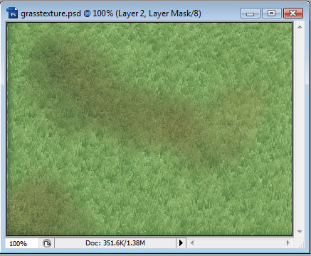 Creating a Grass Texture Tutorial: Final Result