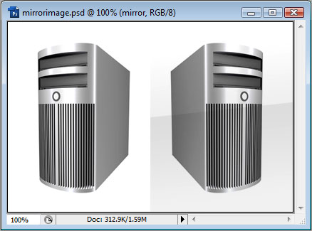 Creating a Mirror of an Image image 4