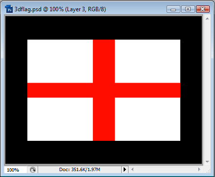Creating a 3D Flag Blowing in the Wind image 1