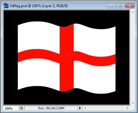 Creating a 3D Flag Blowing in the Wind image 5