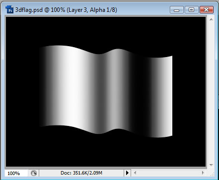 Creating a 3D Flag Blowing in the Wind image 6