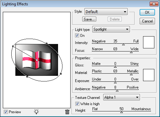 Creating a 3D Flag Blowing in the Wind image 7