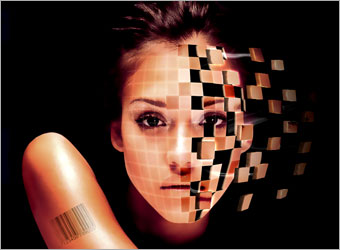 Create a Face Shattering Effect Tutorial: Final Result (Click to enlarge)